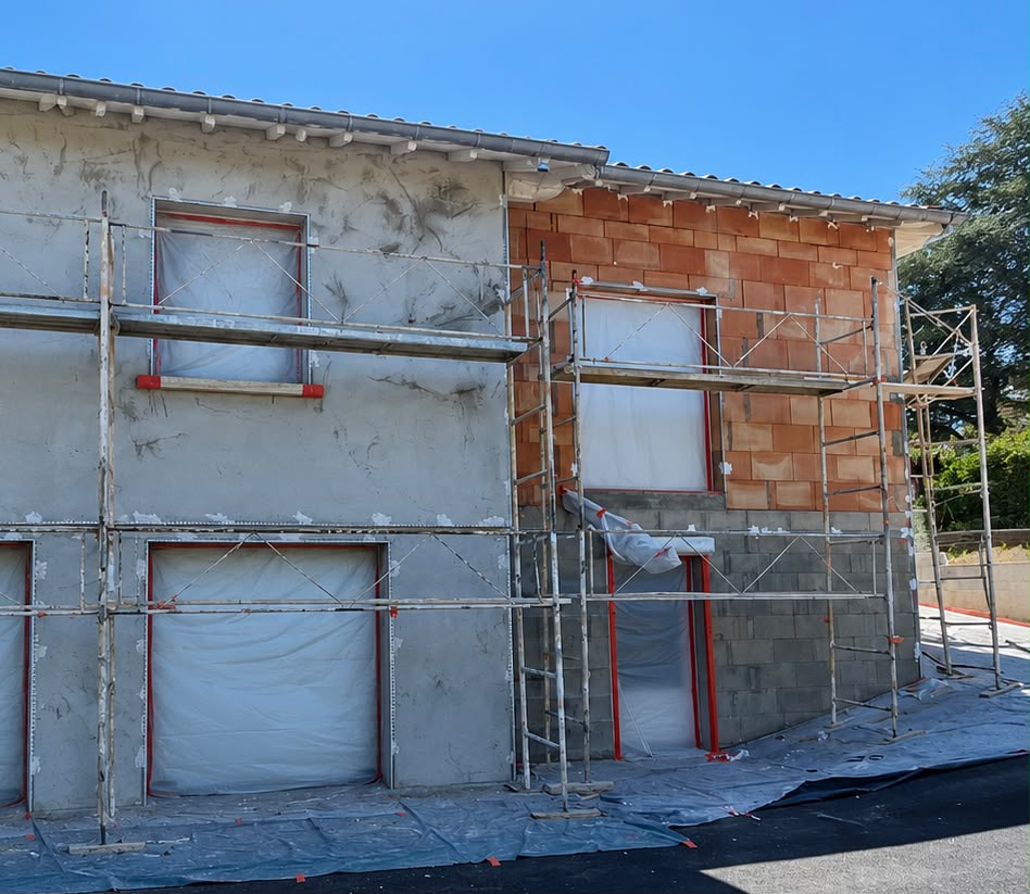 Façade avant rénovation AL'NOVA Façade