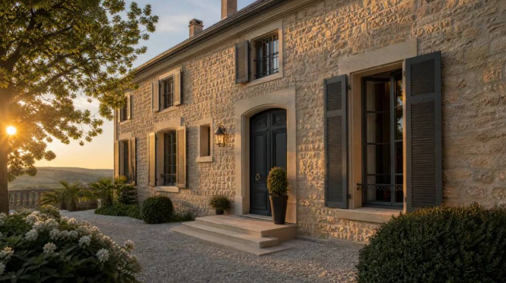 Façade rénovée à Mâcon